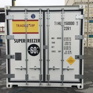 20ft Refrigerated Super Freezer Container (-70 °C)