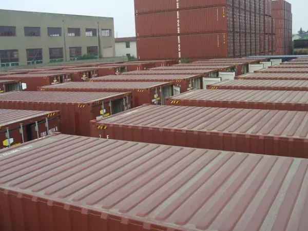 20 Fuß High Cube Container 2 Paletten nebeneinander – Bild 2