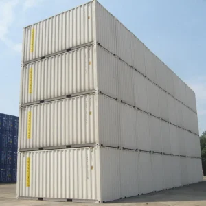 20 Fuß High Cube Container 2 Paletten nebeneinander