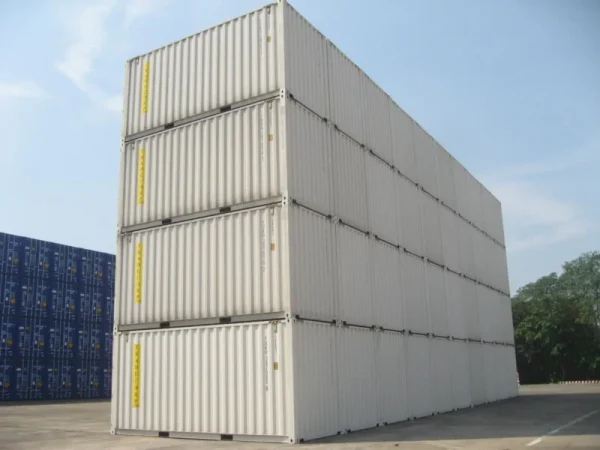 20 Fuß High Cube Container 2 Paletten nebeneinander