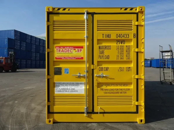 20′ High Cube Gefahrgutcontainer mit Seitenöffnung