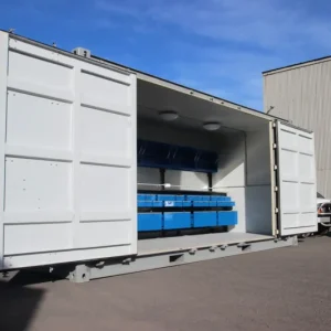 20′ Werkstattcontainer mit Seitenöffnung