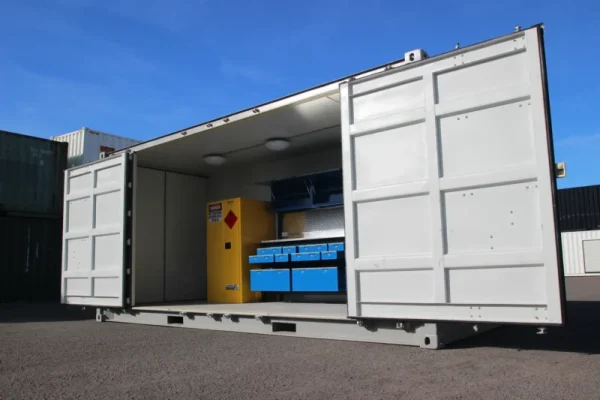20′ Werkstattcontainer mit Seitenöffnung – Bild 8